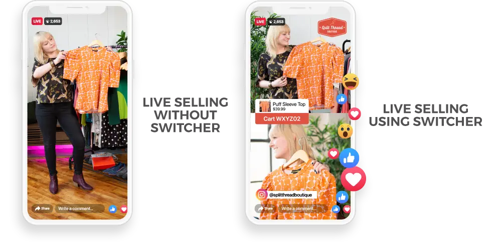 Virtual Selling Using Switcher